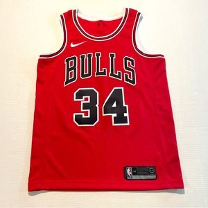 Nike Dry-fit Chicago Bulls‎ 34 Carter Jr Red Jersey Athletic NBA Tank Men’s M